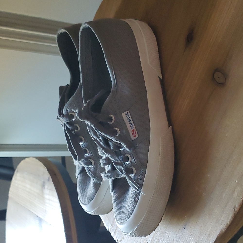 Superga gray sneakers